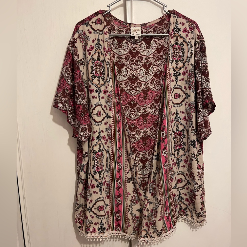 Rose bush Boho Kimono